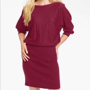 Maggy London Blouson sweater dress